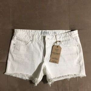Lucky brand the cut off white shorts.